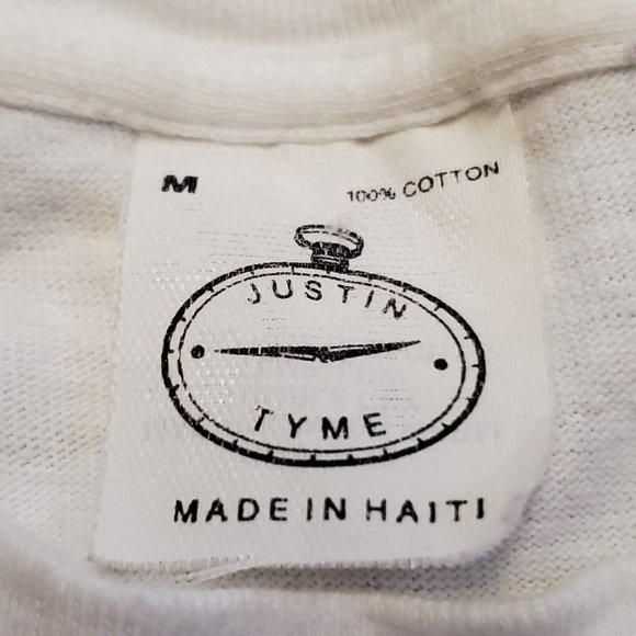 Vintage 90s Operation Desert Storm T-Shirt Single Stitch Eagle White Mens M - Picture 7 of 8